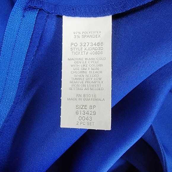 UnBranded Blue Tank Knee Length small Slit in back Dress - Picture 9 of 9